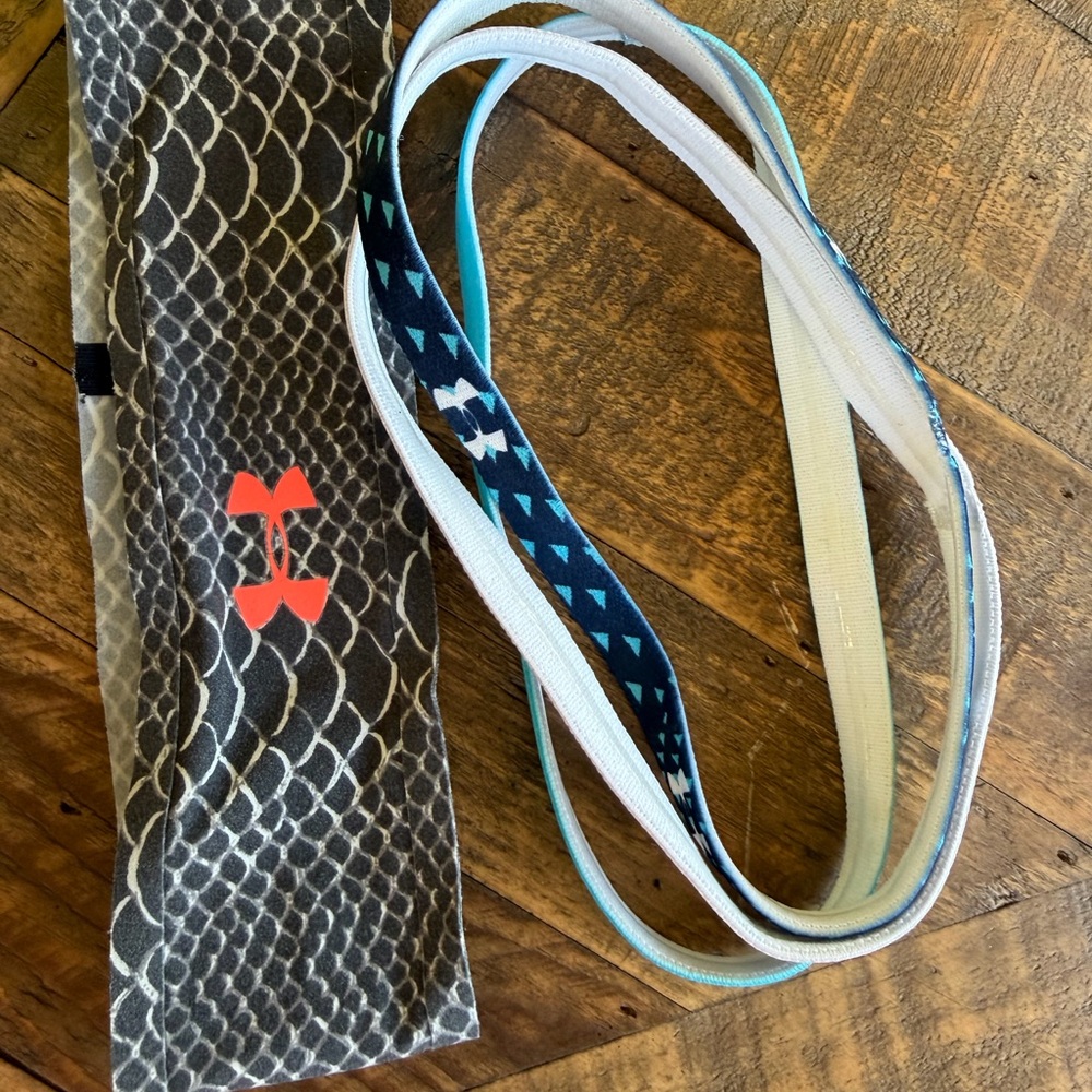 Under Armour Hair Accessories Set - Black, White, Blue, Red